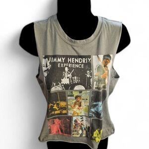 Jimi Hendrix Experience Collage Graphic Tank Top